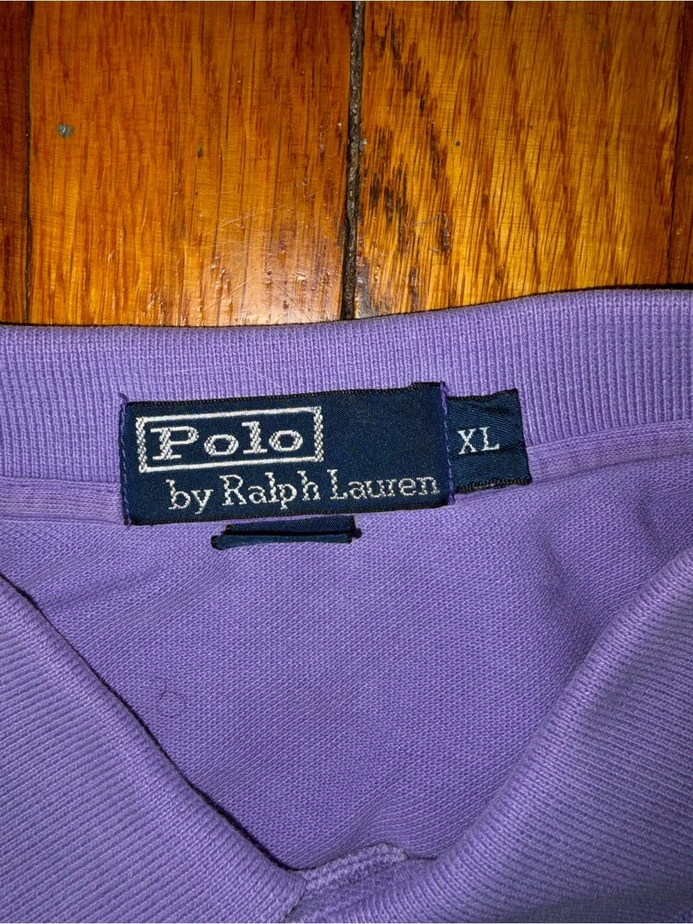 Ralph Lauren Lavender Polo Shirt with Green Pony